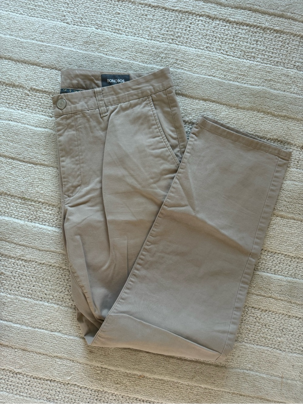 Bonobos Khaki/Tan Straight-Fit Chinos